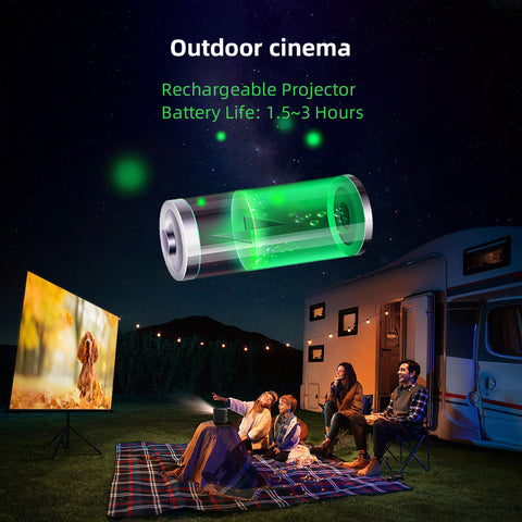 4K Rechargeable Miniature Mini Portable DLP Projector